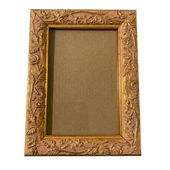 Profile Sydney Gold Gilded Baroque Style Photo Frame 4" x 6" - Picture 1 of 5
